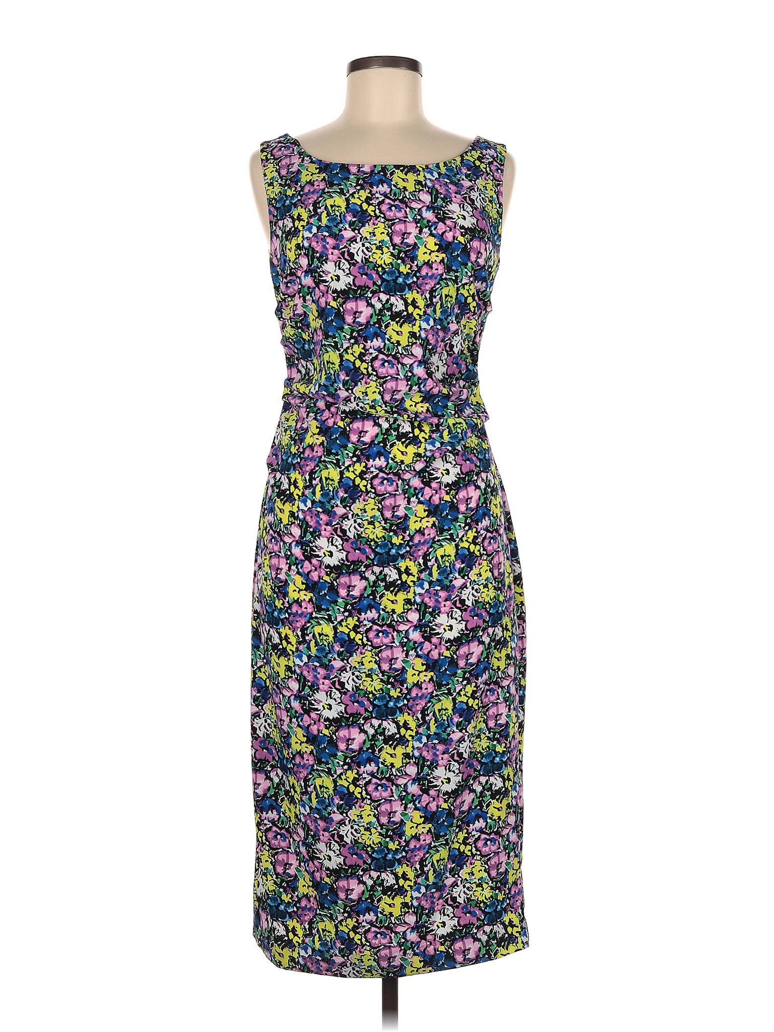 Zara Floral Multi Color Purple Casual Dress Size M - 46% off | ThredUp