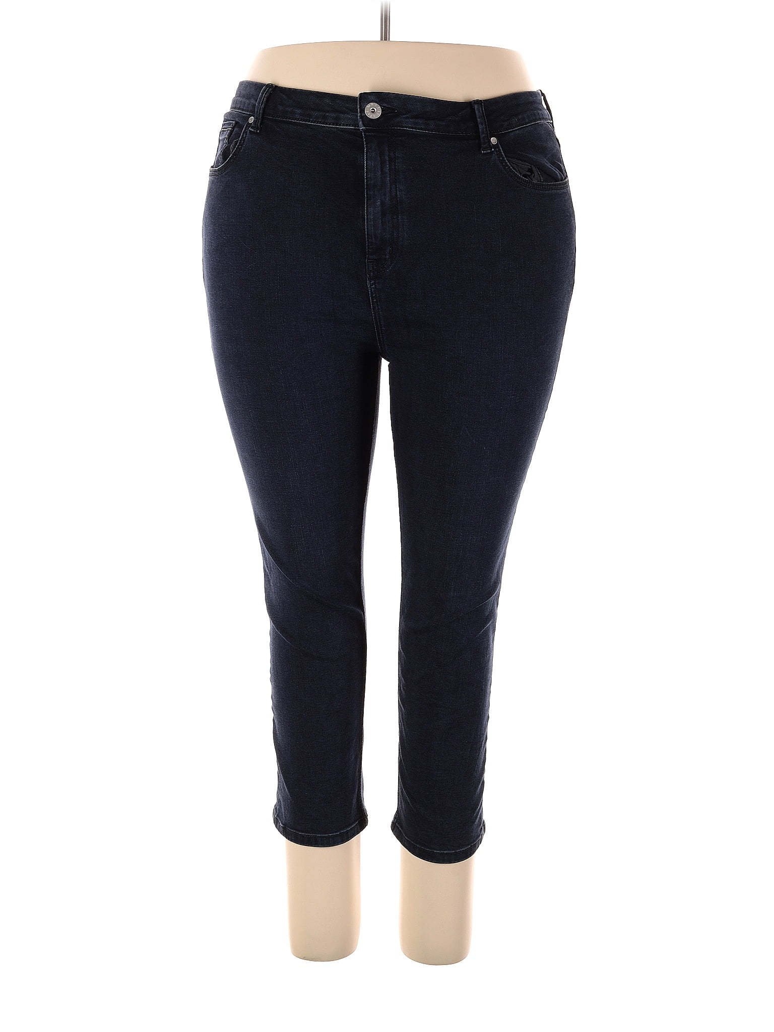 Buy Marks & Spencer Women Blue Regular Fit Solid Jeggings