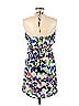 Collective Concepts 100% Polyester Floral Motif Graphic Tropical Blue Casual Dress Size M - photo 2
