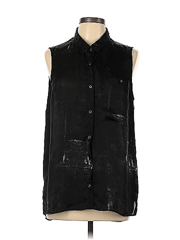 calvin klein black blouse