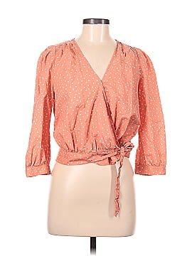 Madewell Wrap Top in Star Scatter (view 1)