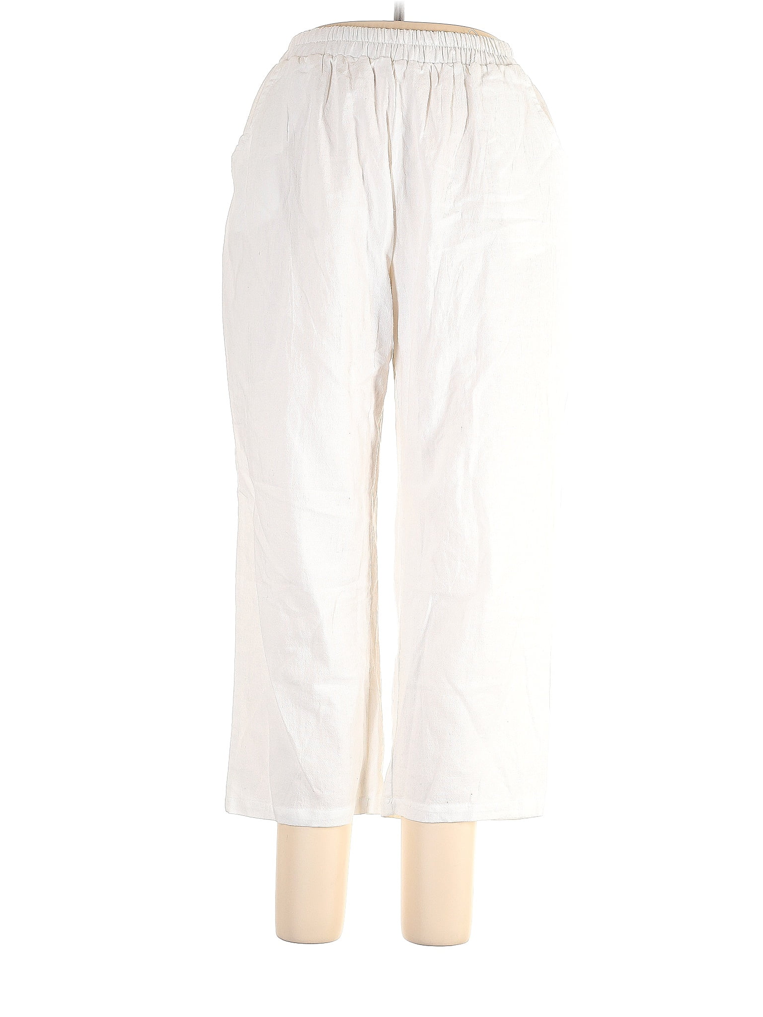 Celmia Collection White Casual Pants Size XL - 53% off | ThredUp