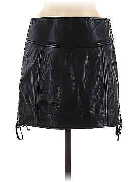McQ Alexander McQueen Leather Skirt (view 2)