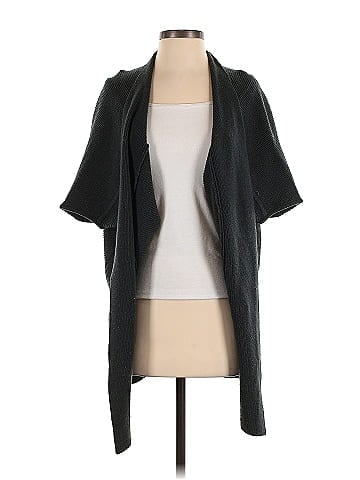 R | Label Wool Cardigan (view 1)