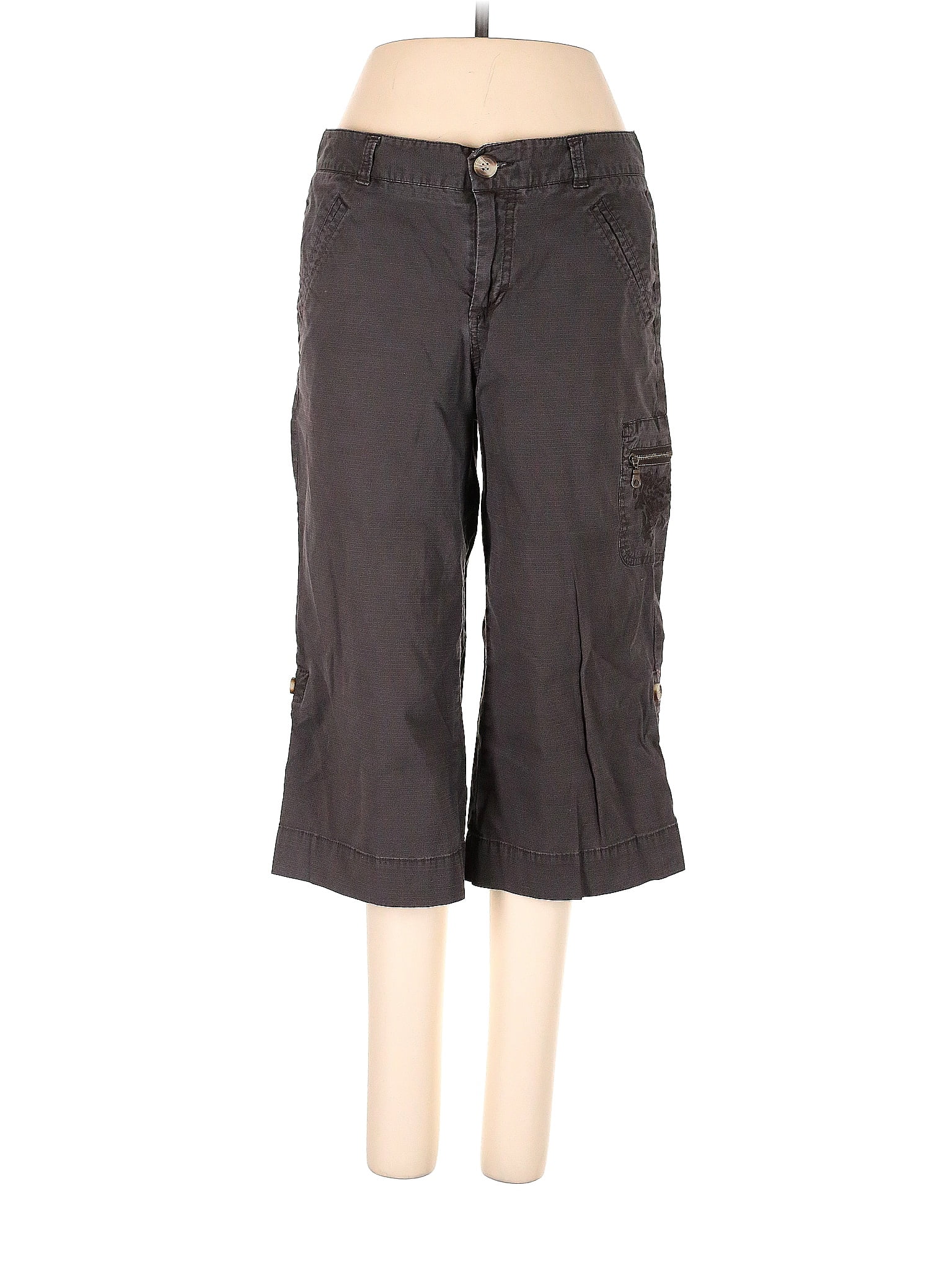 Dockers Black Gray Cargo Pants Size 4 58 off ThredUp