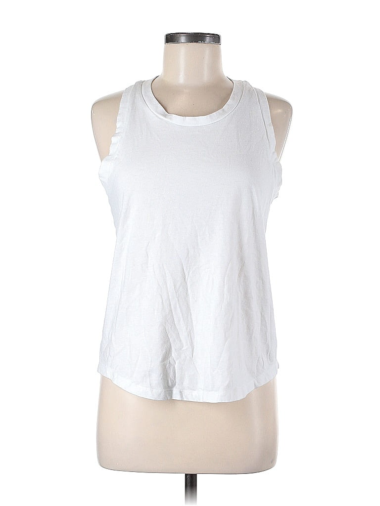 Wild Fable Solid White Tank Top Size M - 37% off | ThredUp