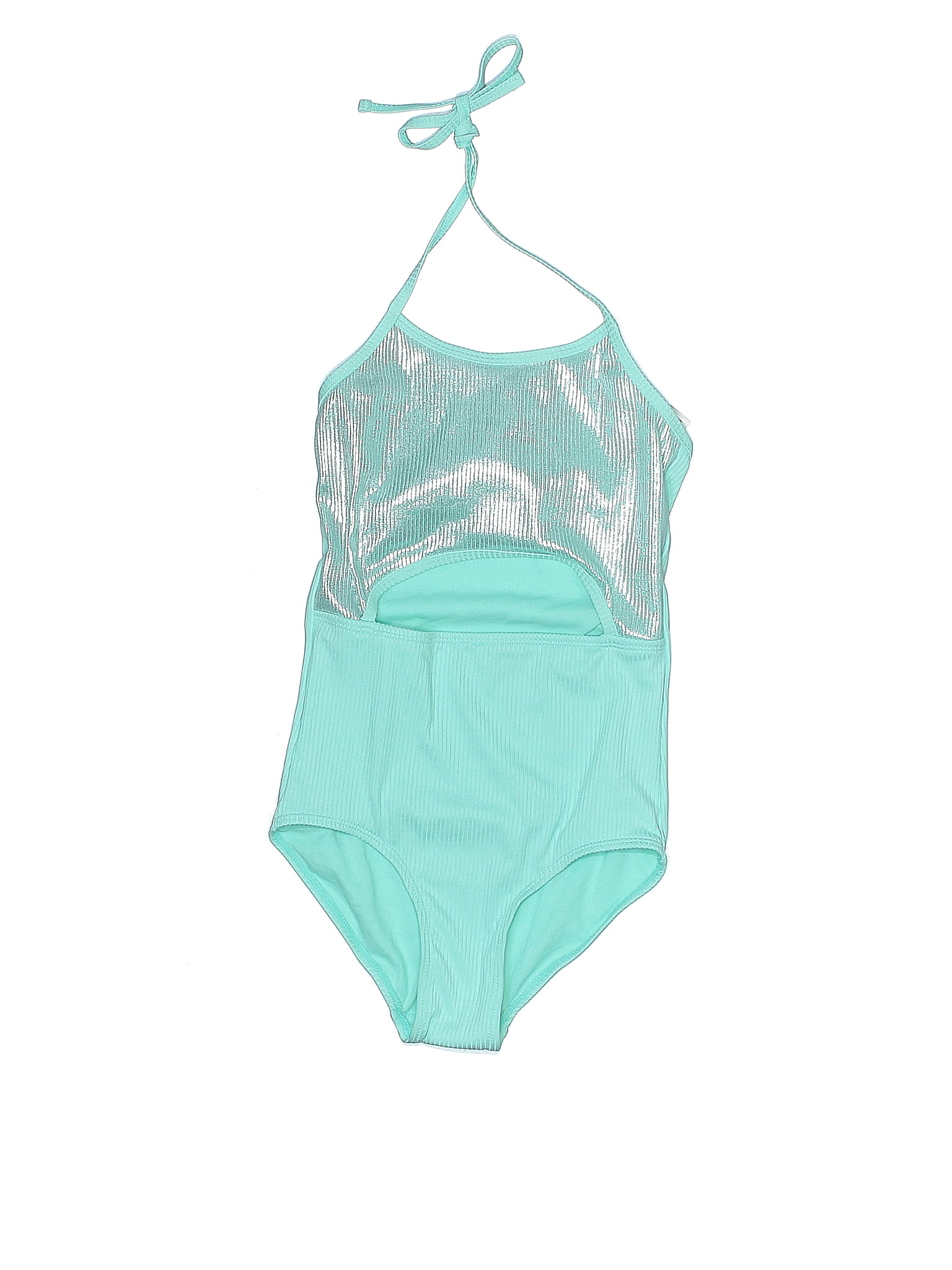 Justice Blue Silver One Piece Swimsuit Size 8 - 40% off | ThredUp