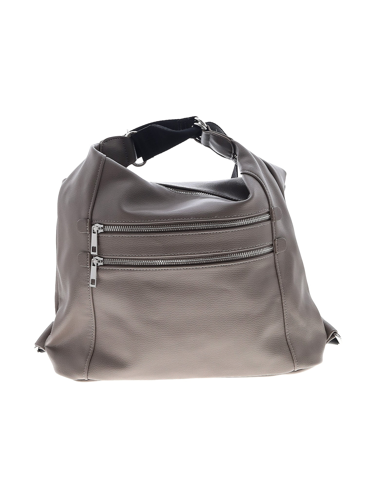 SR Squared by Sondra Roberts Solid Gray Backpack One Size 60