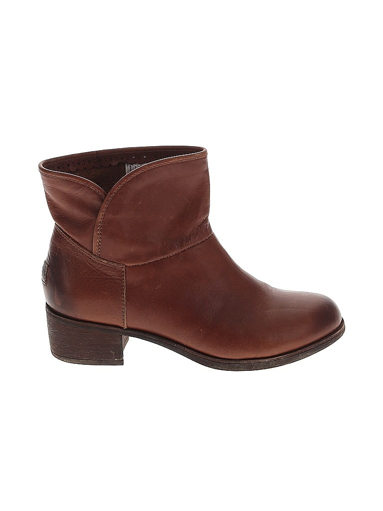 Ugg Australia Solid Brown Ankle Boots Size 7 1/2 - 71% off | ThredUp