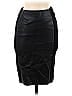 Karen Millen Solid Black Faux Leather Skirt Size Lg (4) - photo 1