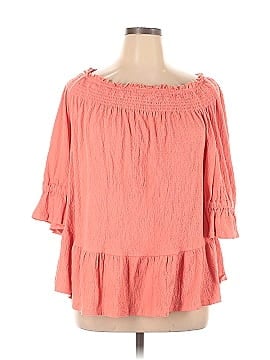 NY Collection 3/4 Sleeve Blouse (view 1)