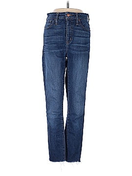 Madewell Tall Curvy High-Rise Skinny Jeans in Moreaux Wash (view 1)
