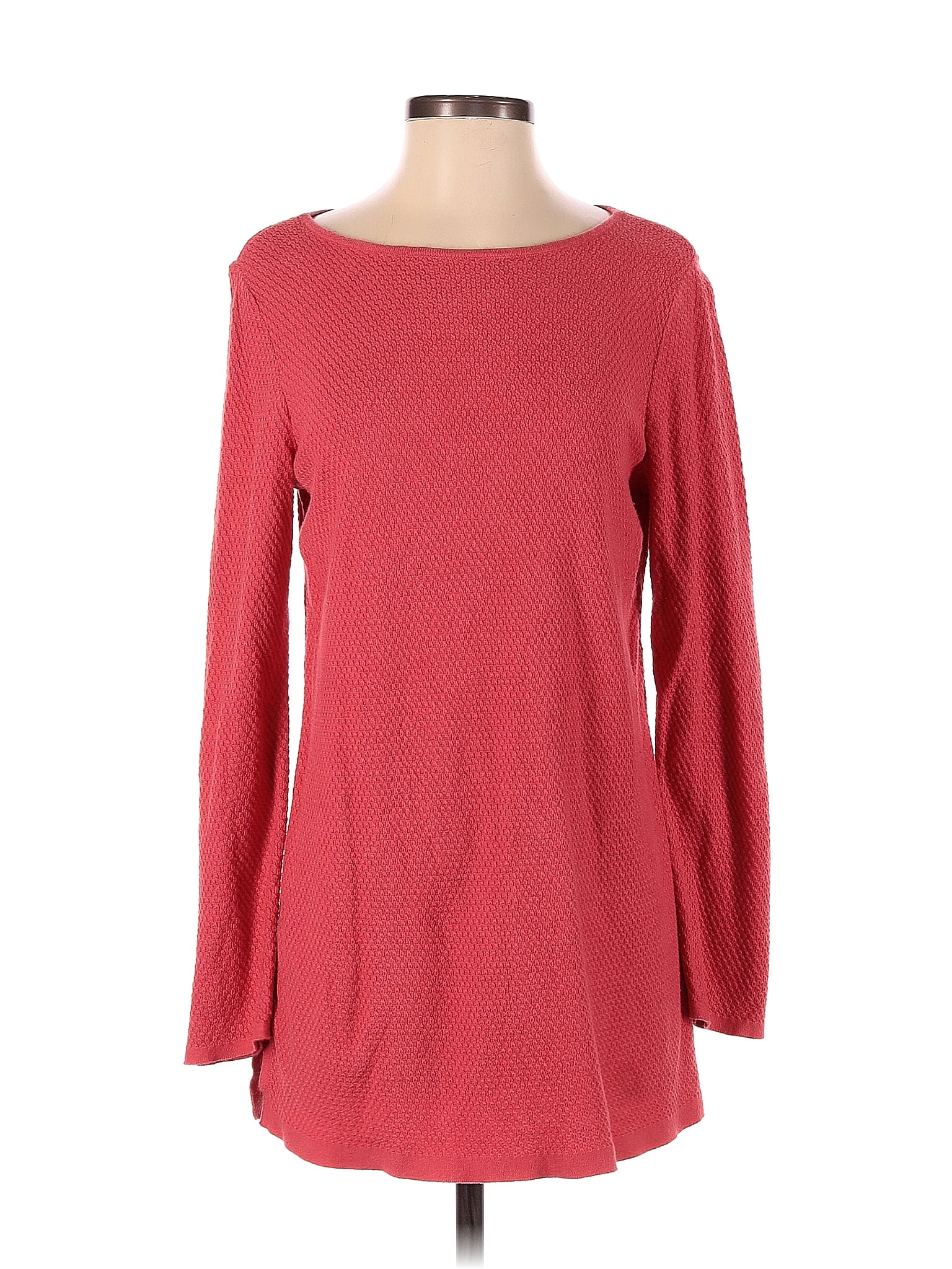 J Jill Color Block Solid Red Pullover Sweater Size S 73 Off Thredup