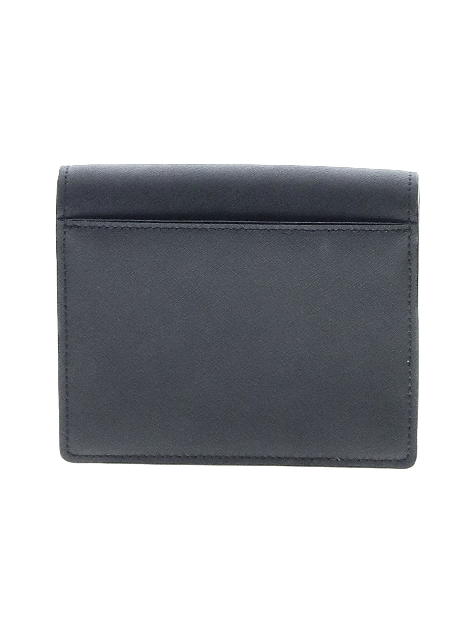 Kate Spade New York Solid Black Blue Leather Clutch One Size 74