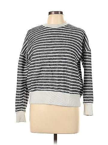 Zara color 2025 block sweatshirt