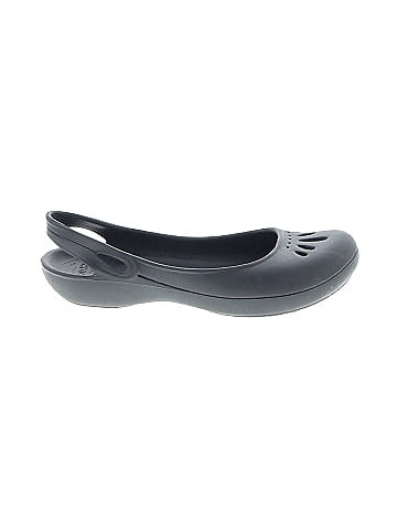 Crocs on sale black flats