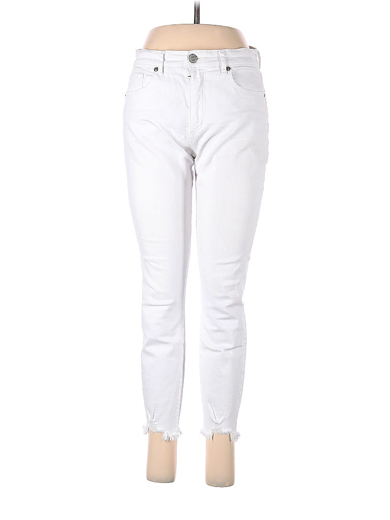 Ann Taylor LOFT Solid White Jeans 28 Waist - photo 1