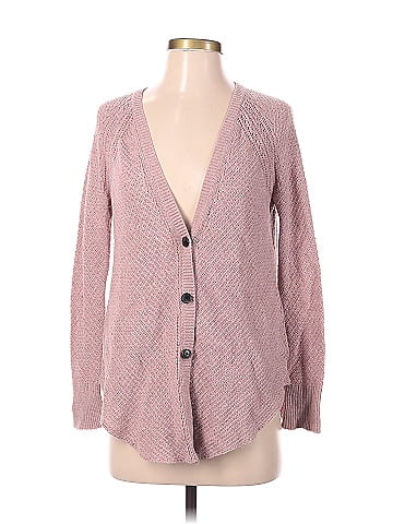 American eagle deals pink cardigan