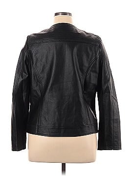 Evri Faux Leather Jacket (view 2)