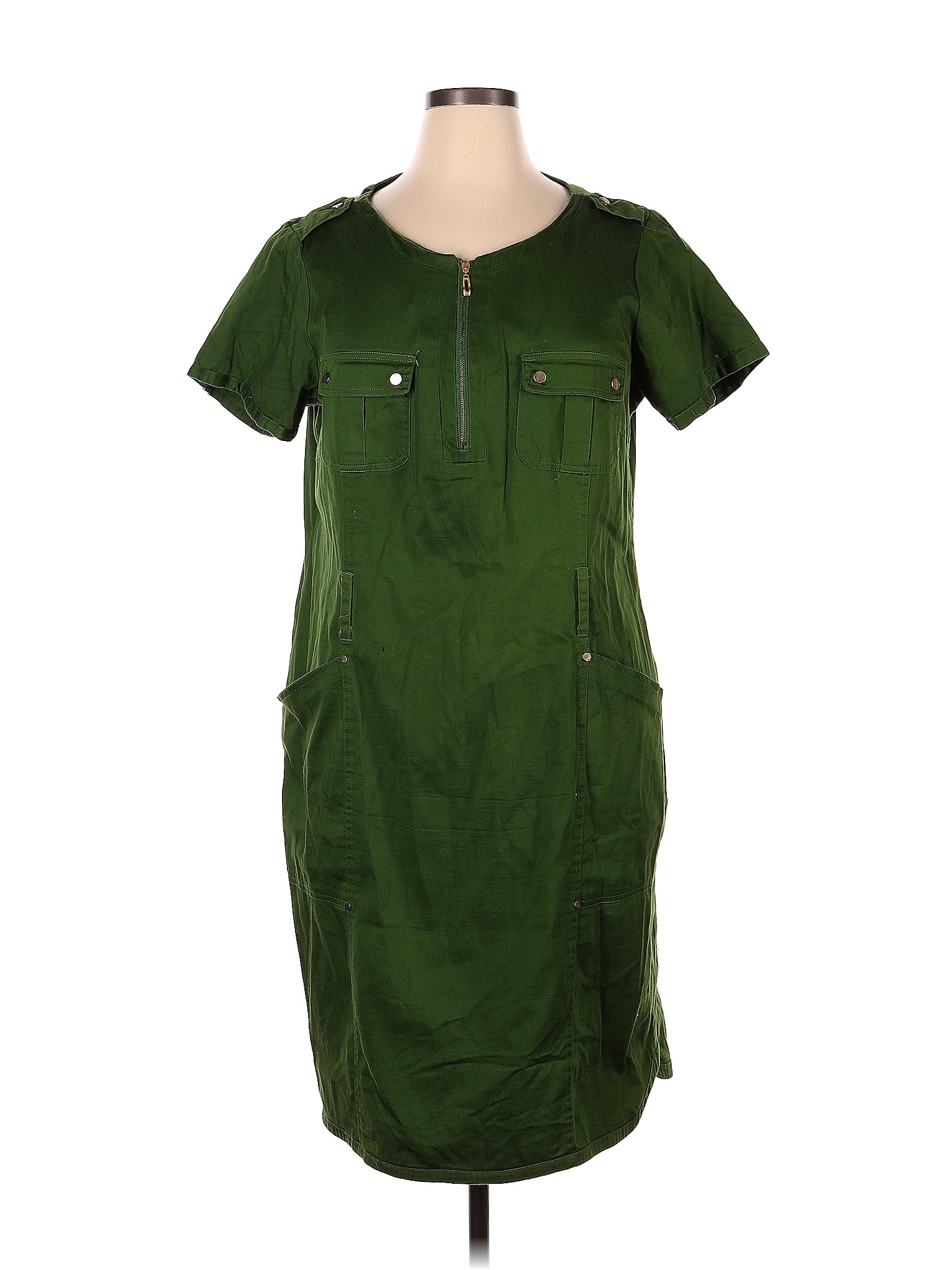 Ashley stewart clearance green dress