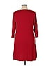 Nina Leonard Solid Hearts Red Casual Dress Size XL - photo 2
