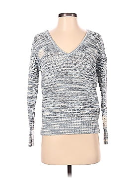 Madewell Southbrook Open-Stitch Pullover Sweater in Space-Dye (view 1)