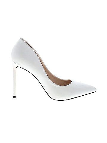 White heels outlet size 12