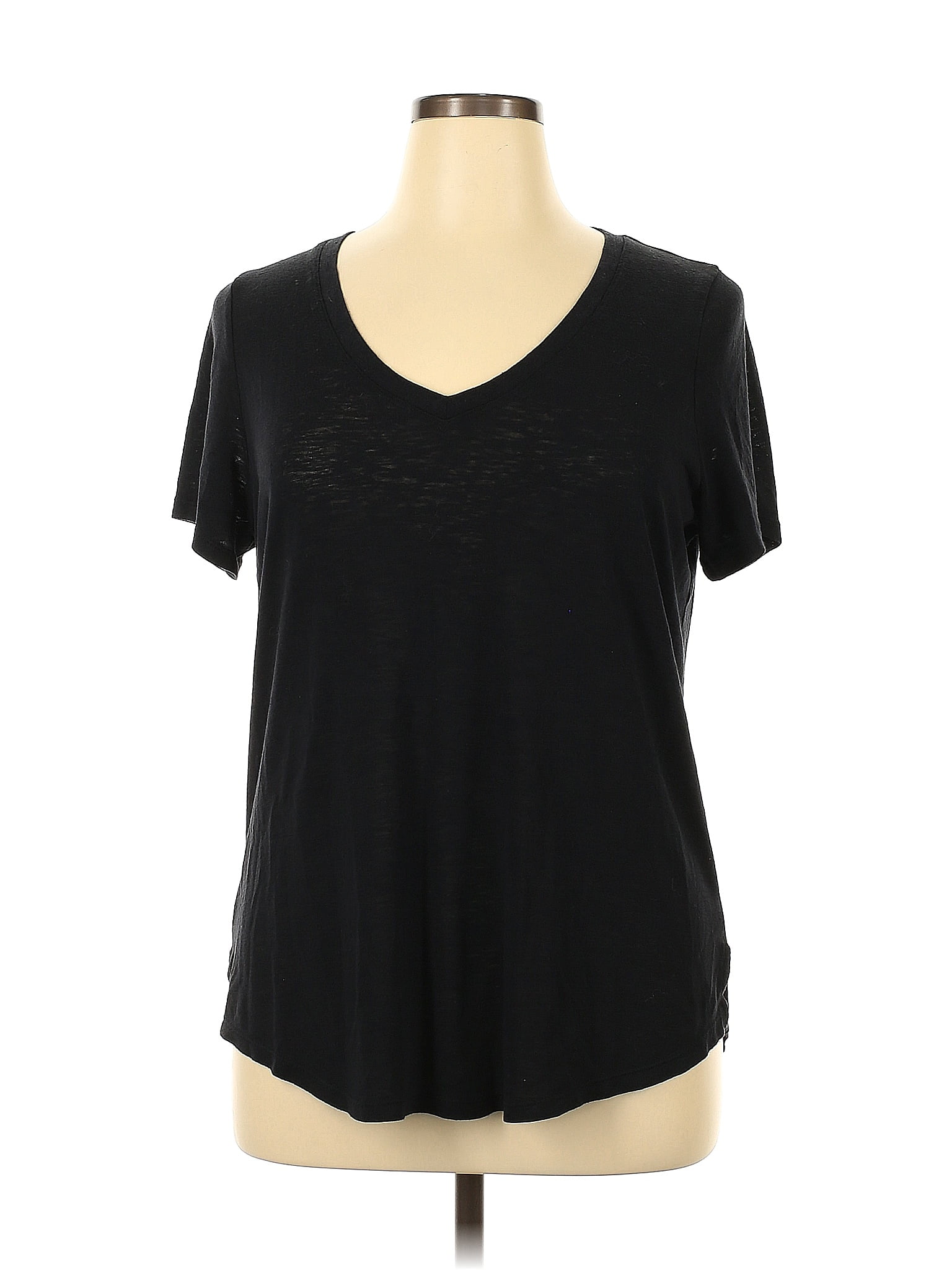 Athleta Black Short Sleeve T Shirt Size Xl 55 Off Thredup