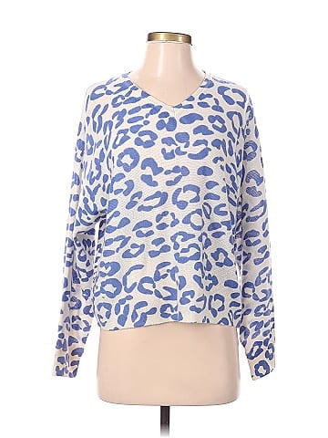 Hannah Rose Cashmere Pullover Sweater (view 1)