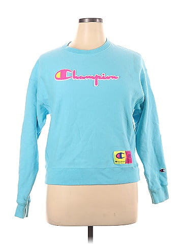 Champion sweater hotsell teal xl