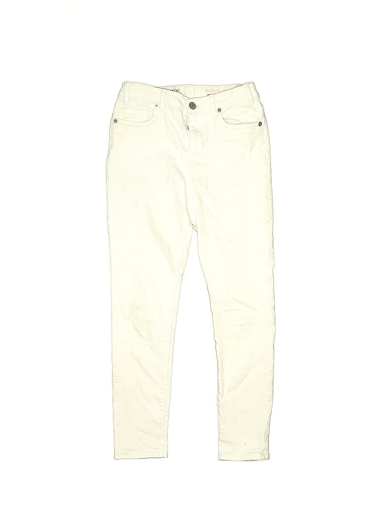 Crewcuts Solid Ivory Jeans Size 12 - photo 1