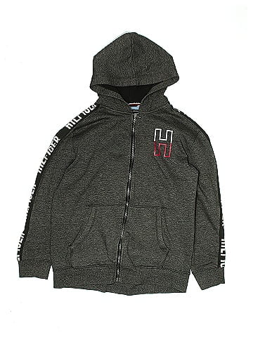 Tommy hilfiger grey online zip hoodie