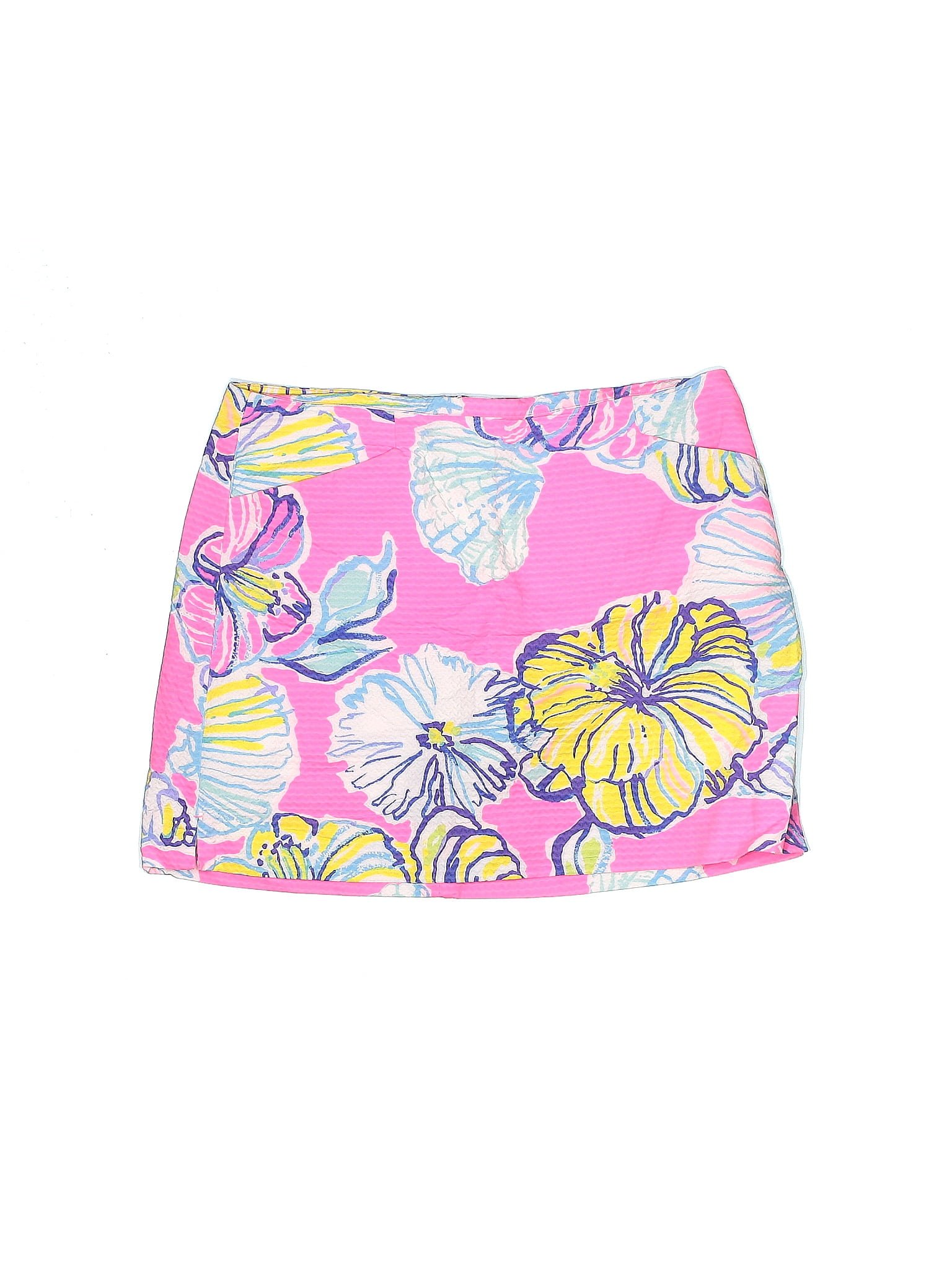 Lilly Pulitzer Floral Pink Skort Size 12 - 63% Off | ThredUp