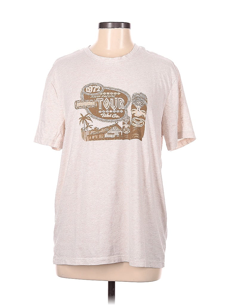 Mutual Weave Graphic Marled Tan Short Sleeve T-Shirt Size M - 55% off ...