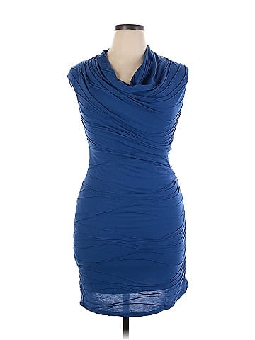 Max studio hot sale blue dress