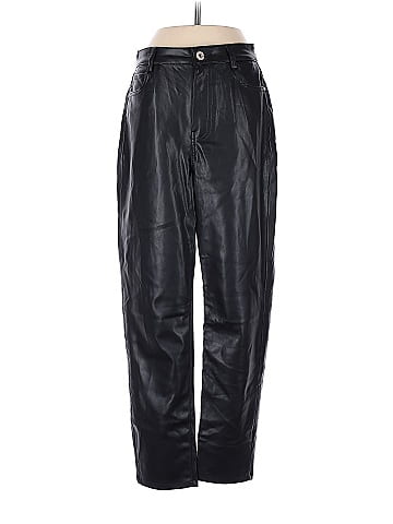 Zara Faux Leather Pants (view 1)