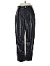 Zara 100% Polyester Black Faux Leather Pants Size 2 - photo 1