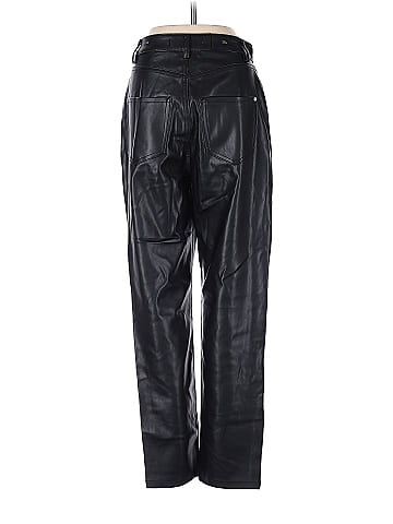 Zara Faux Leather Pants (view 2)