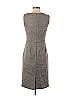 Adrianna Papell 100% Polyester Solid Marled Tweed Gray Cocktail Dress Size 4 - photo 2