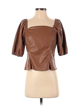 Marc New York Andrew Marc Faux Leather Top (view 1)