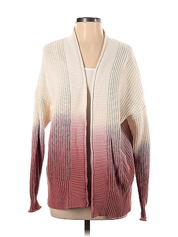 Lucky Brand 100% Cotton Color Block Multi Color Burgundy Cardigan Size XS -  80% off