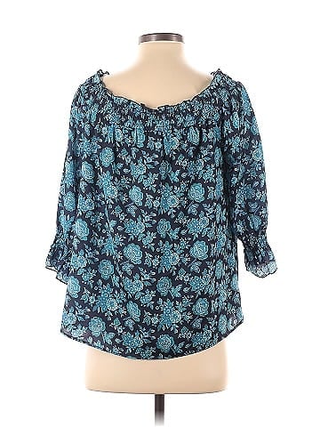 Ava & Aiden 3/4 Sleeve Blouse (view 2)