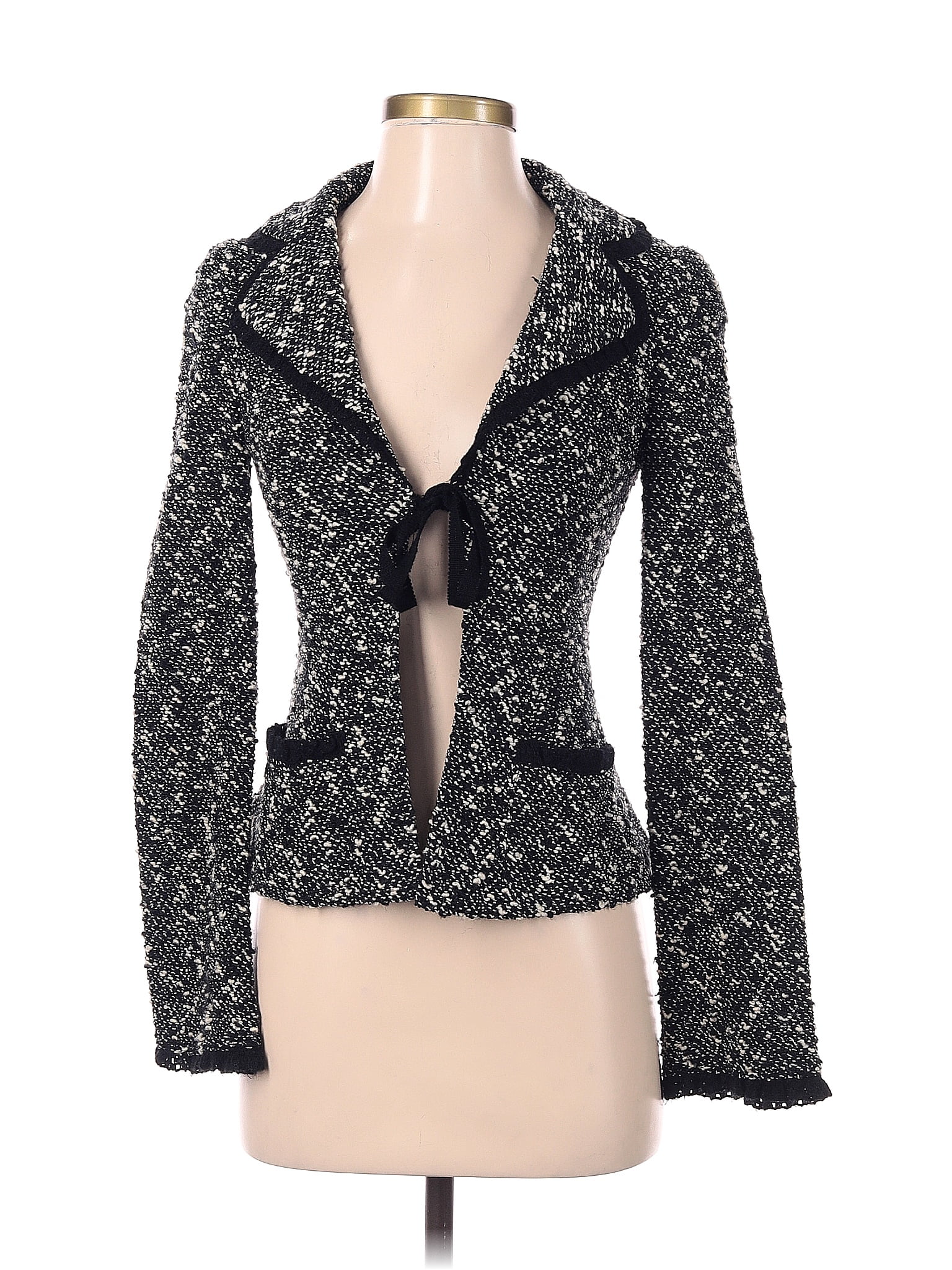 Nanette Lepore Damask Brocade Black Jacket Size S - 82% off | ThredUp