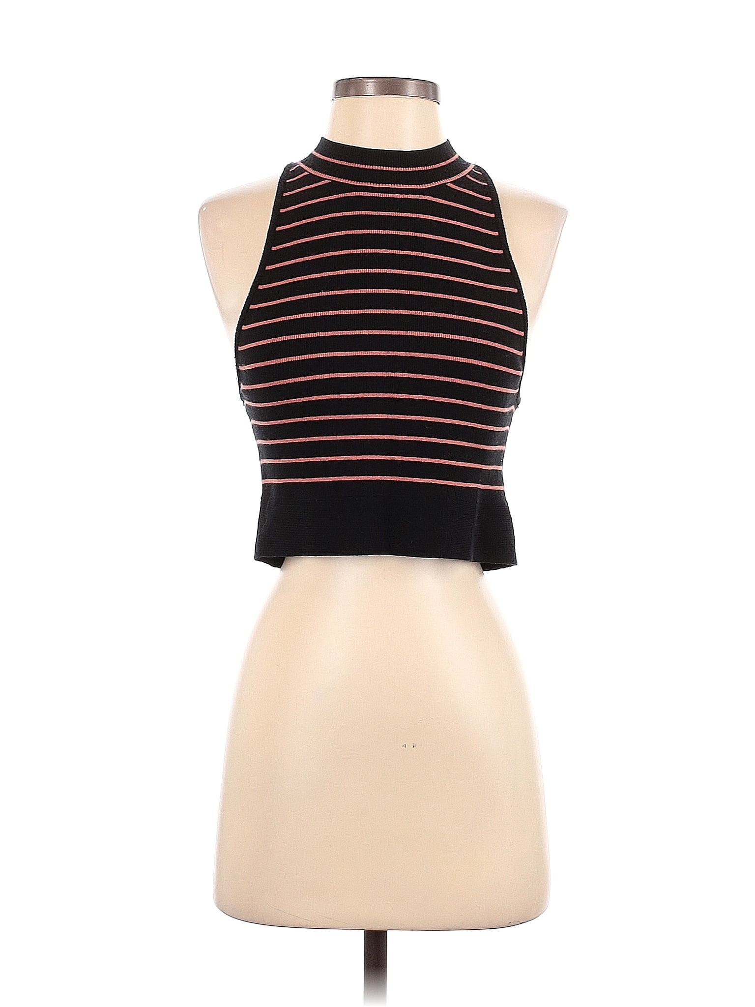 Victoria's Secret Color Block Stripes Black Pullover Sweater Size S ...