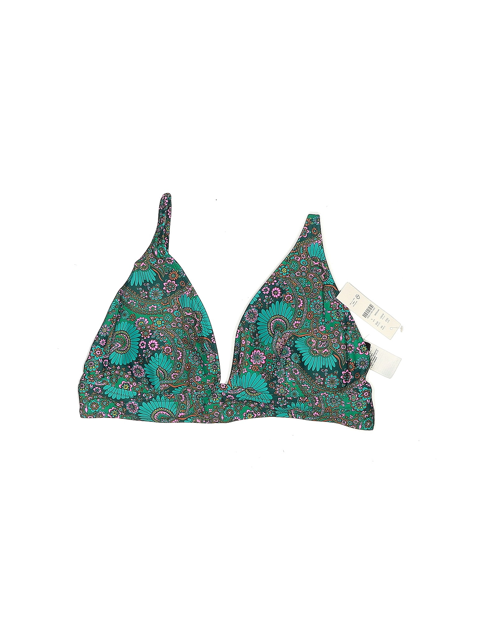 J.Crew Multi Color Green Swimsuit Top Size L 69 off thredUP