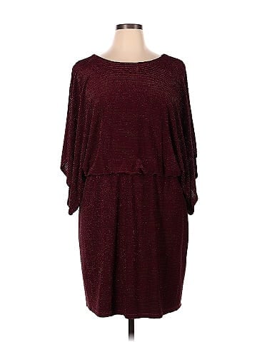 Jessica Howard Maroon Burgundy Cocktail Dress Size 16 69 off