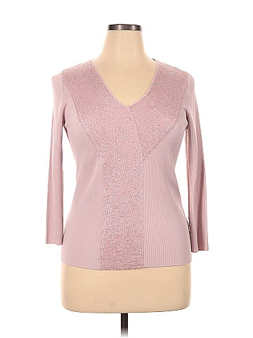 Ellen tracy 100 hot sale cashmere sweater