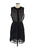 O by Organic 100% Polyester Stars Polka Dots Black Casual Dress Size M - photo 1