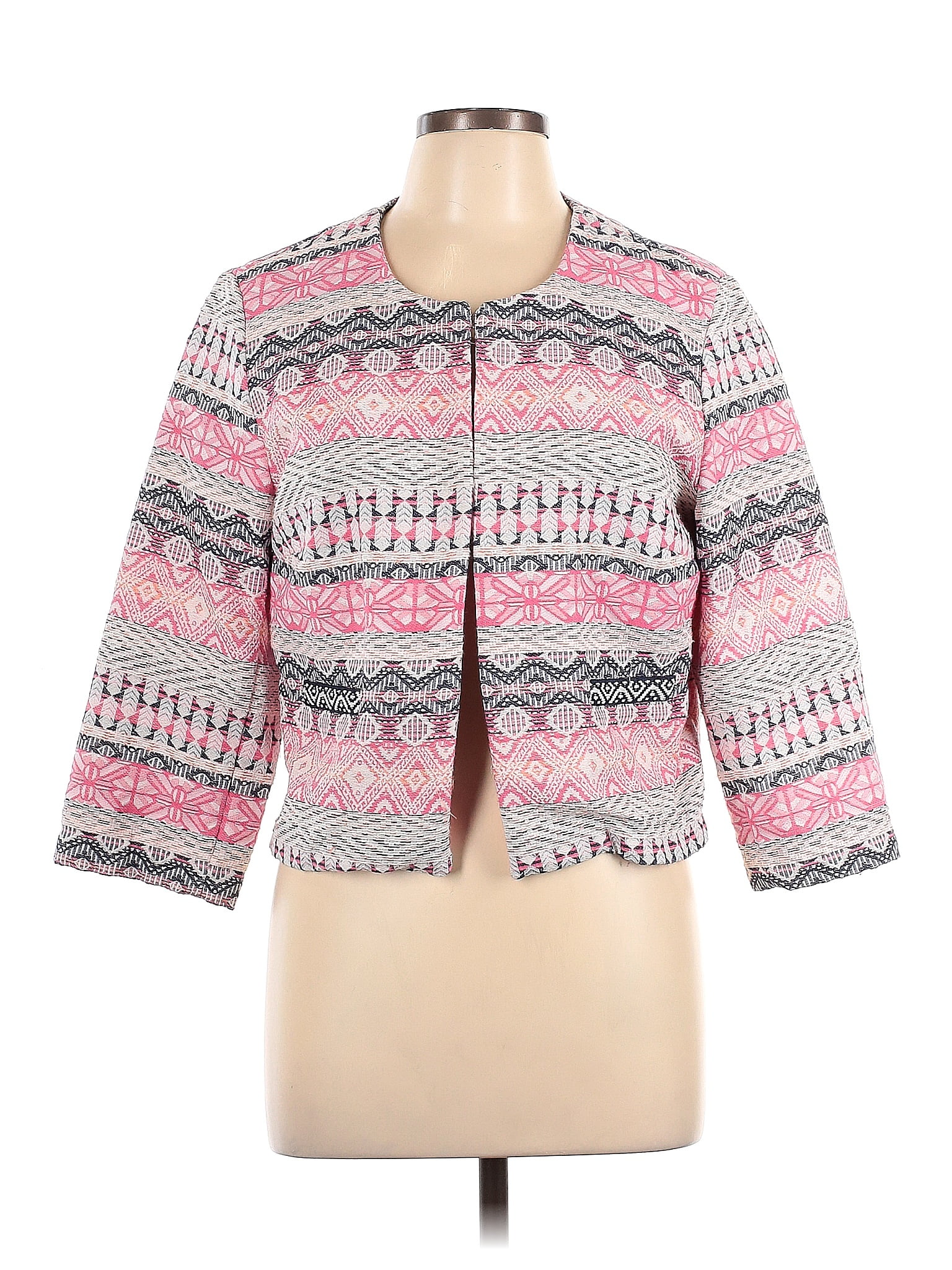 Tribal Pink Long Sleeve Blouse Size L 78 Off Thredup