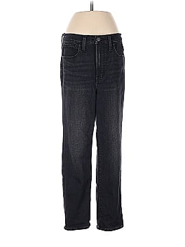 Madewell High-Rise Slim Straight Jeans in Richgrove Wash (view 1)